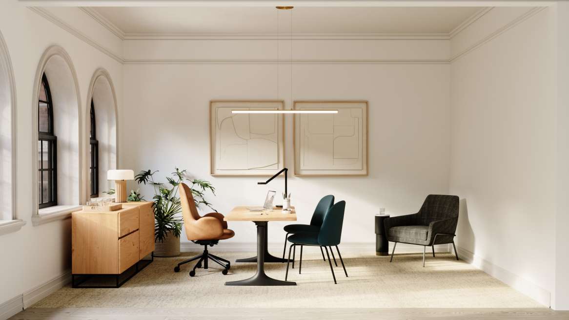 West Elm Work Sutton Height-adjustable Desk Private Office