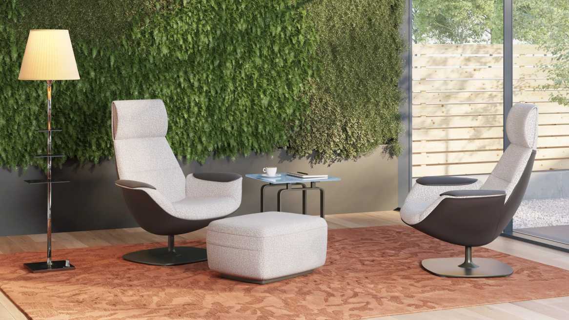 Massaud Worklounge armchair in a lounge environment