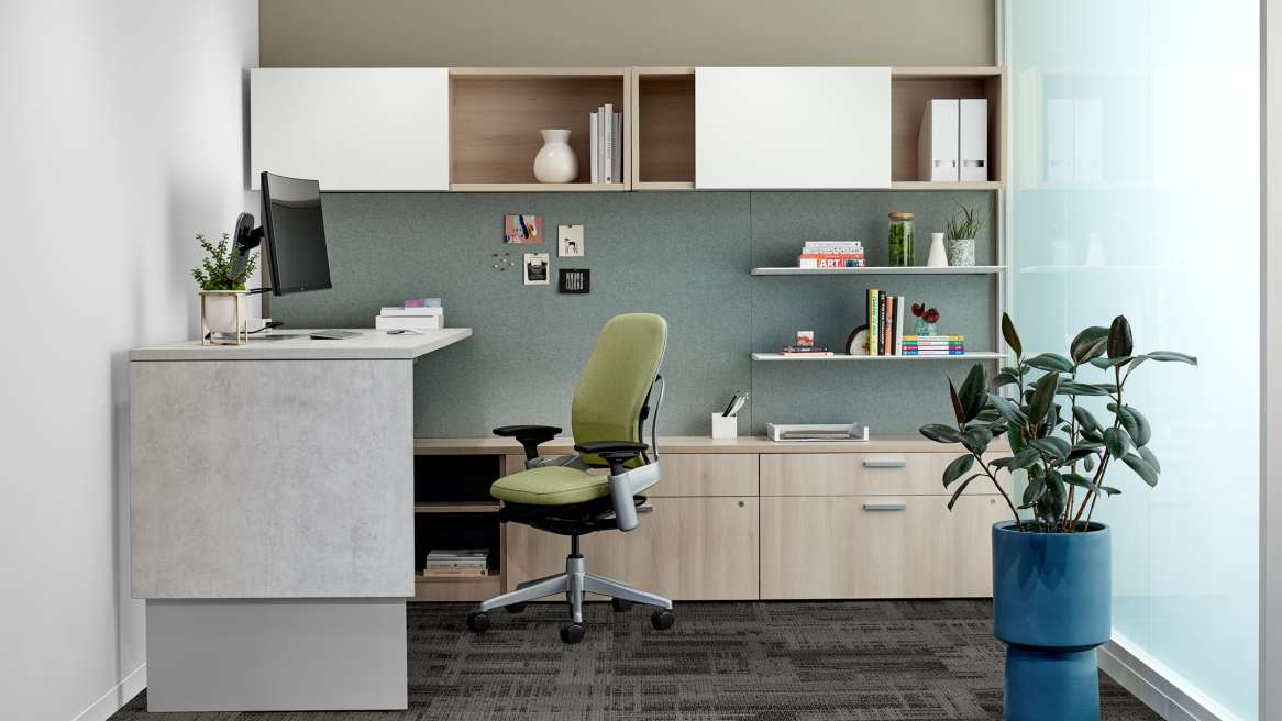 Leap Task Chair, Platinum, Currency Enhanced Private Office