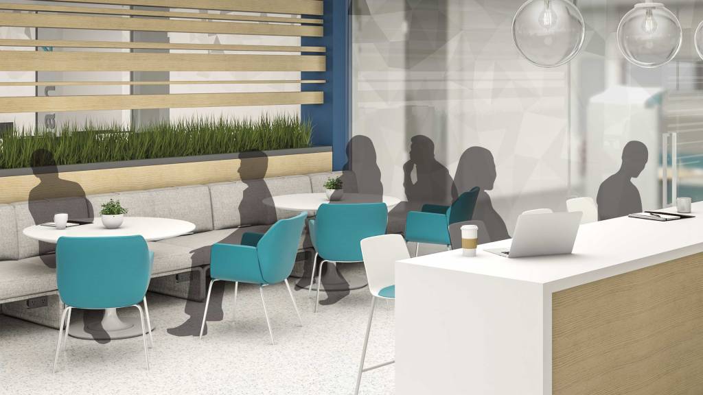 Design spaces to be multifunctional: Use reception areas, lobbies and cafes as spaces for informal collaboration and socialization.