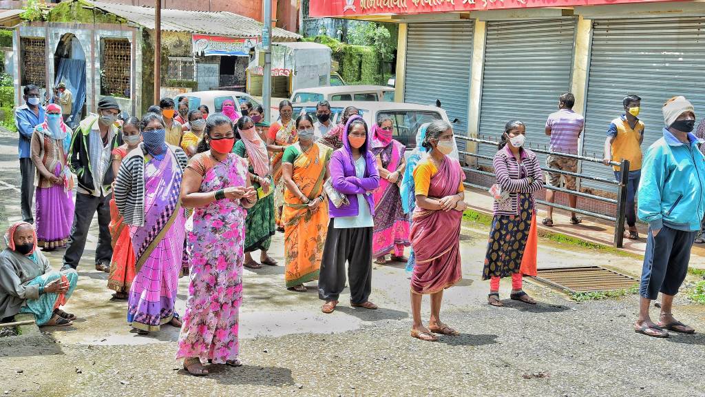 Women standing on the street