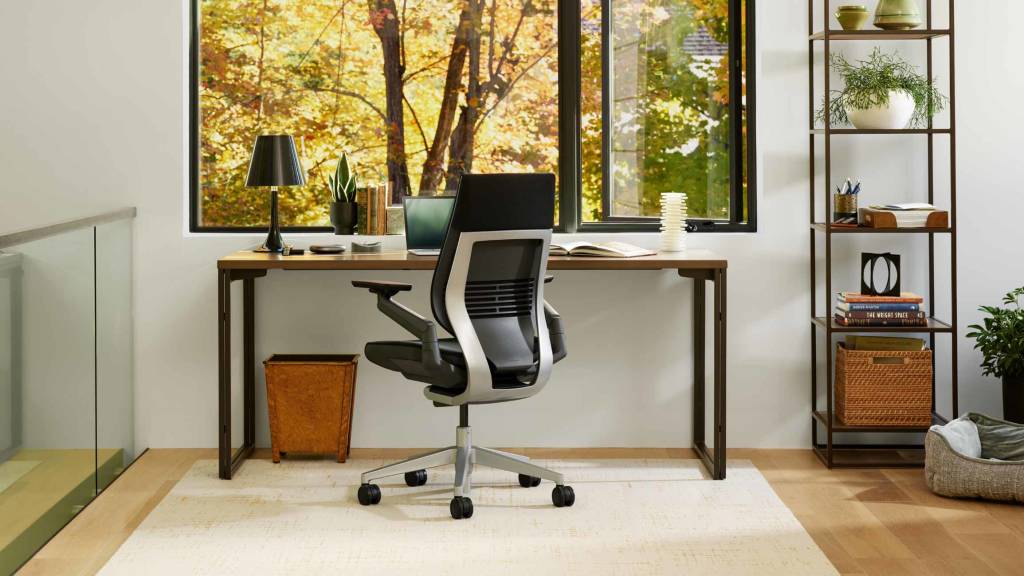 Gesture chair in a work from home environment