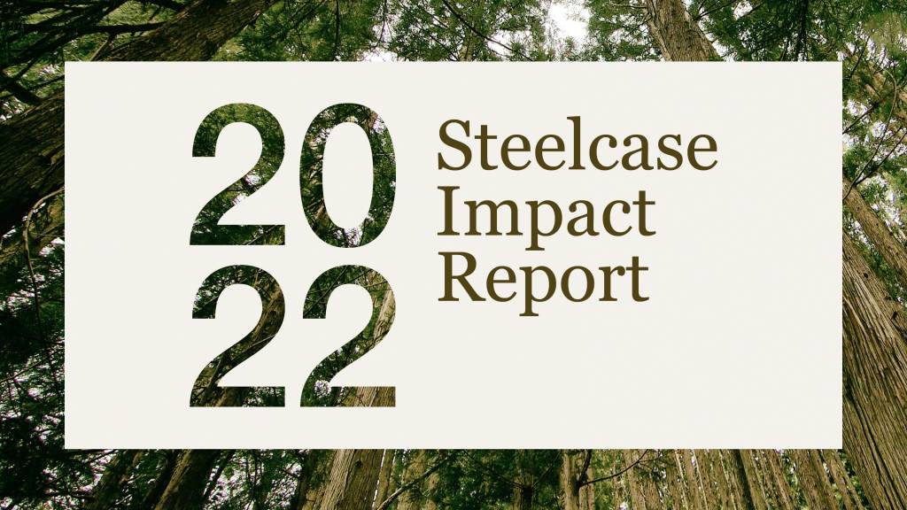 Steelcase Impact Report 2022 banner