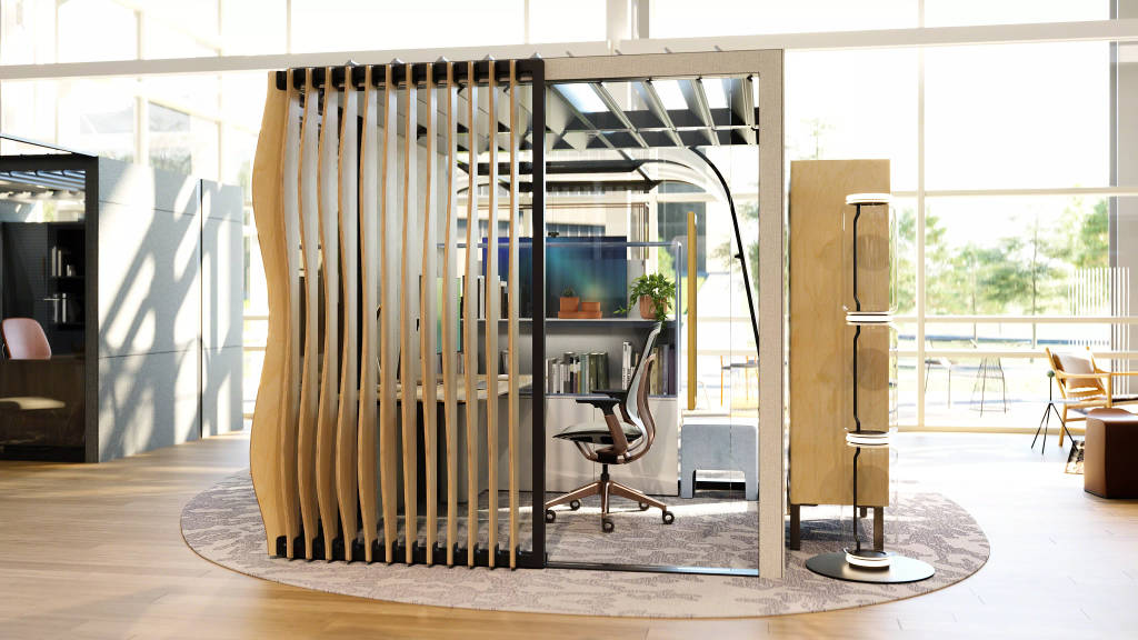 This Modern Micro-Office Hybrid Is Also a Guest Suite