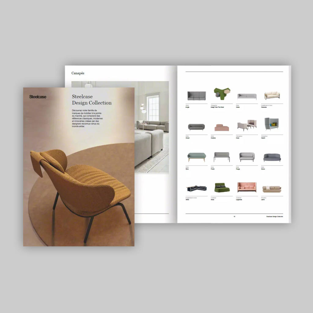 Collection de mobilier de bureau design - Steelcase