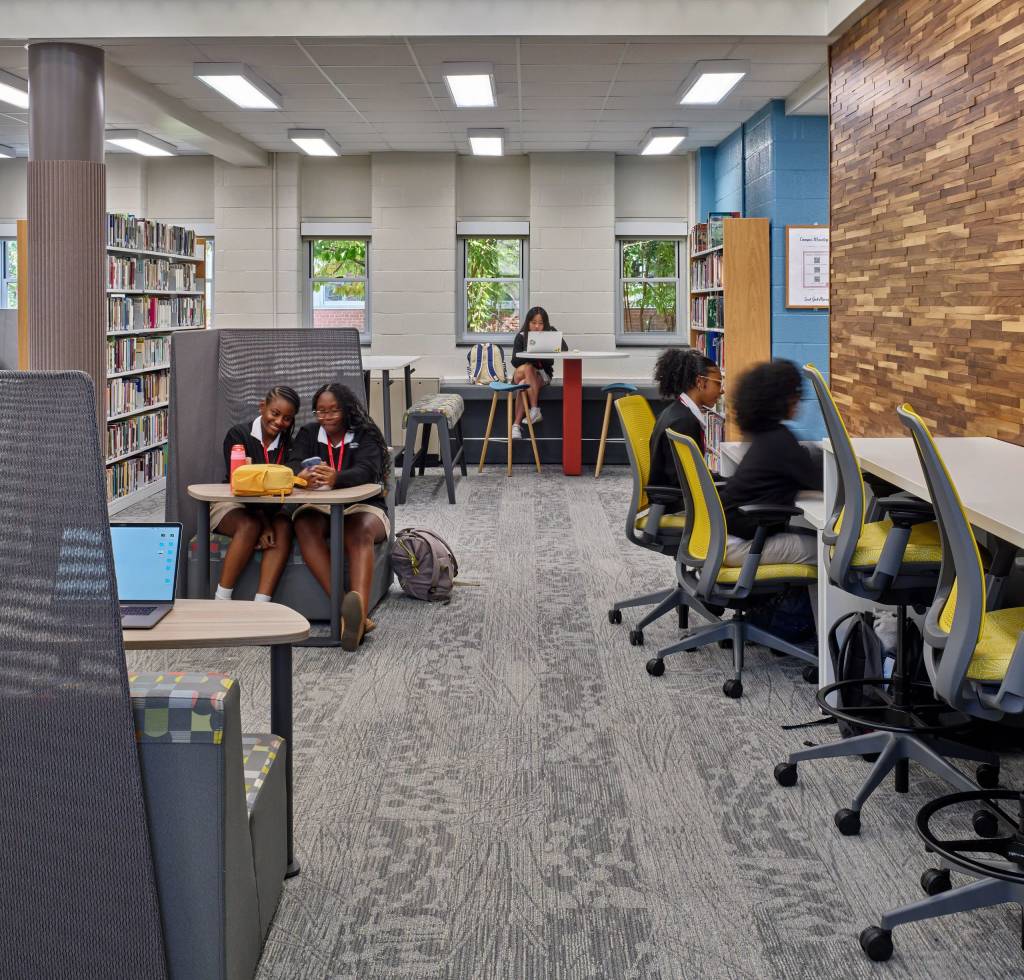 Focus area in a school library