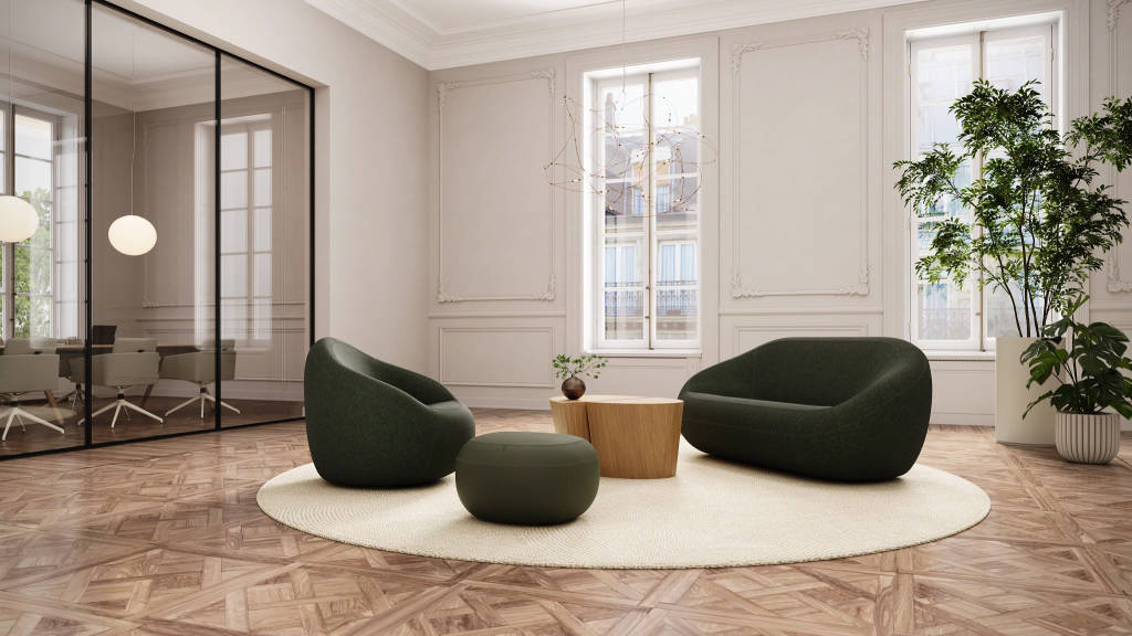 Jean Nouvel Seating Collection in a lounge environment