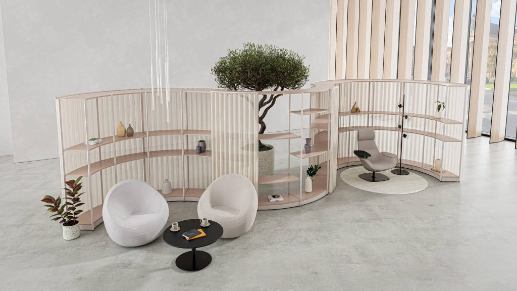Steelcase Flex Active Frames Beyond in an office space environment