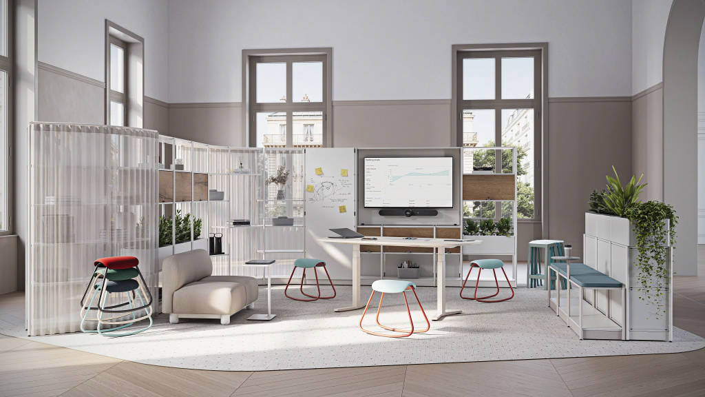 Steelcase Flex Rocker Stool in a learning environment
