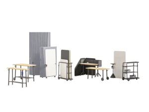 Steelcase Flex Collection on white
