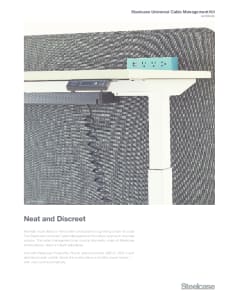 Universal cable management kit cut sheet