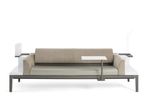 on-white image of a Surround lounge seating with personal table