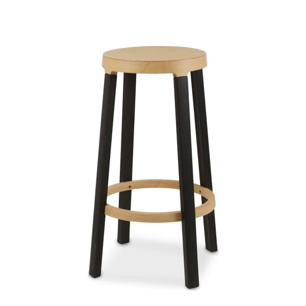 Heidi Wood Leg Stool - Steelcase