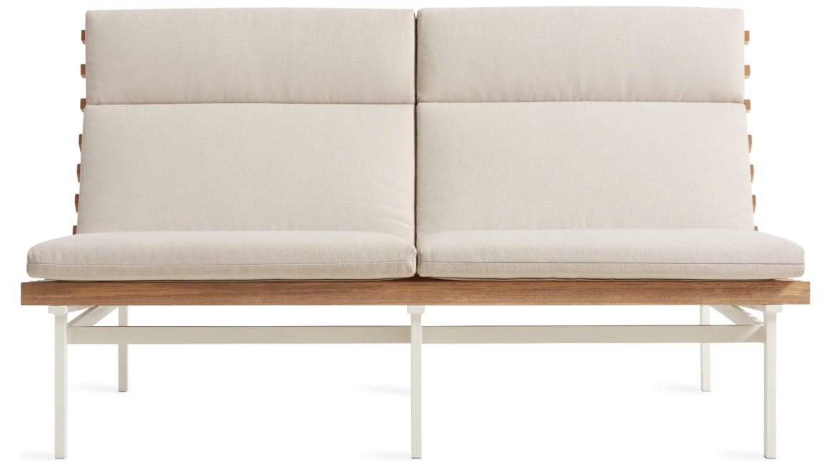 Blu Dot Perch Outdoor 2 Seat Sofa on white