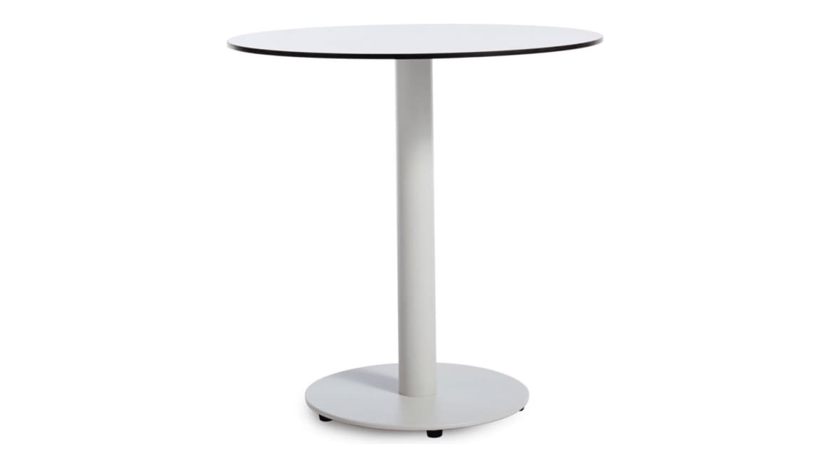 Blu Dot Skiff Outdoor Cafe Table on white