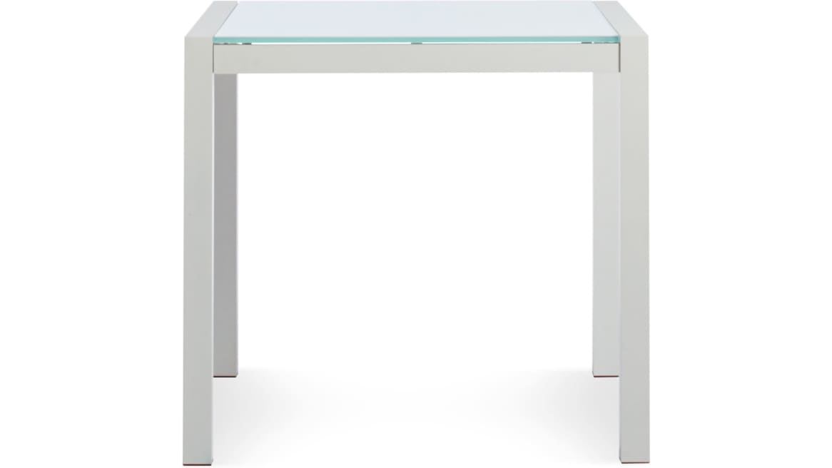 Blu Dot Skiff Square Table on white