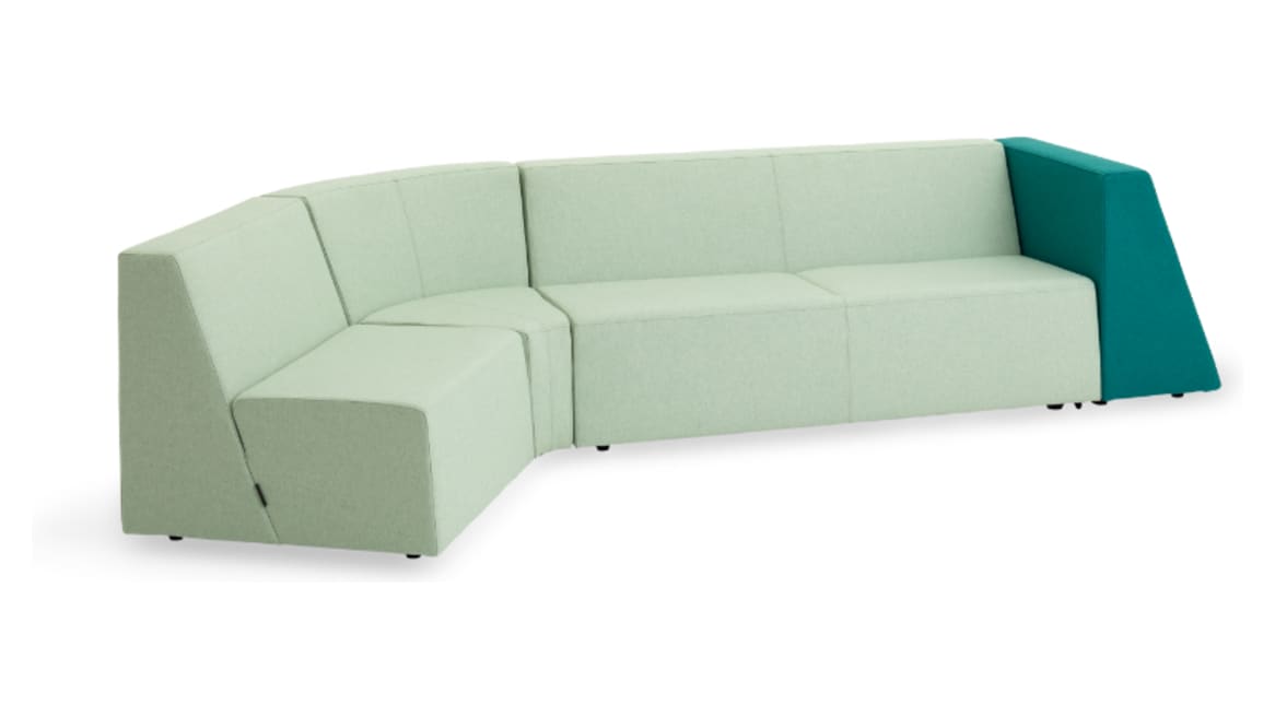 campfire lounge system sofa in green
