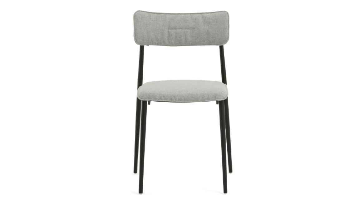 Turnstone Simple Chair with gray cushion on seat and back