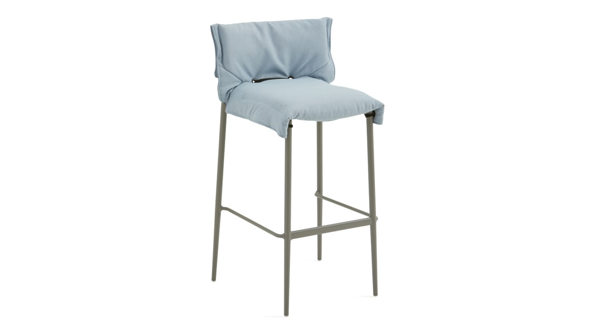 Simple Stool with slipcover