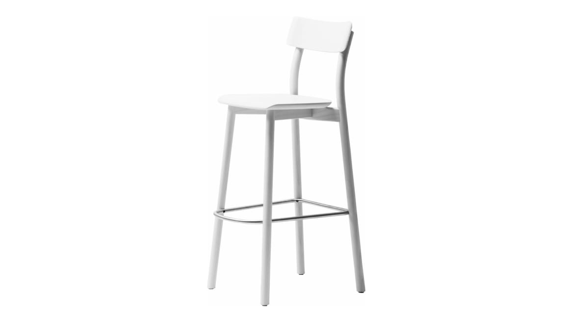white chiaro stool