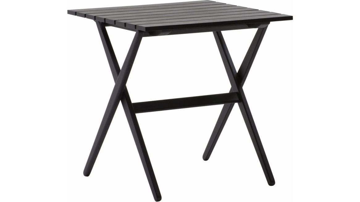 Fionda table in a black ash color