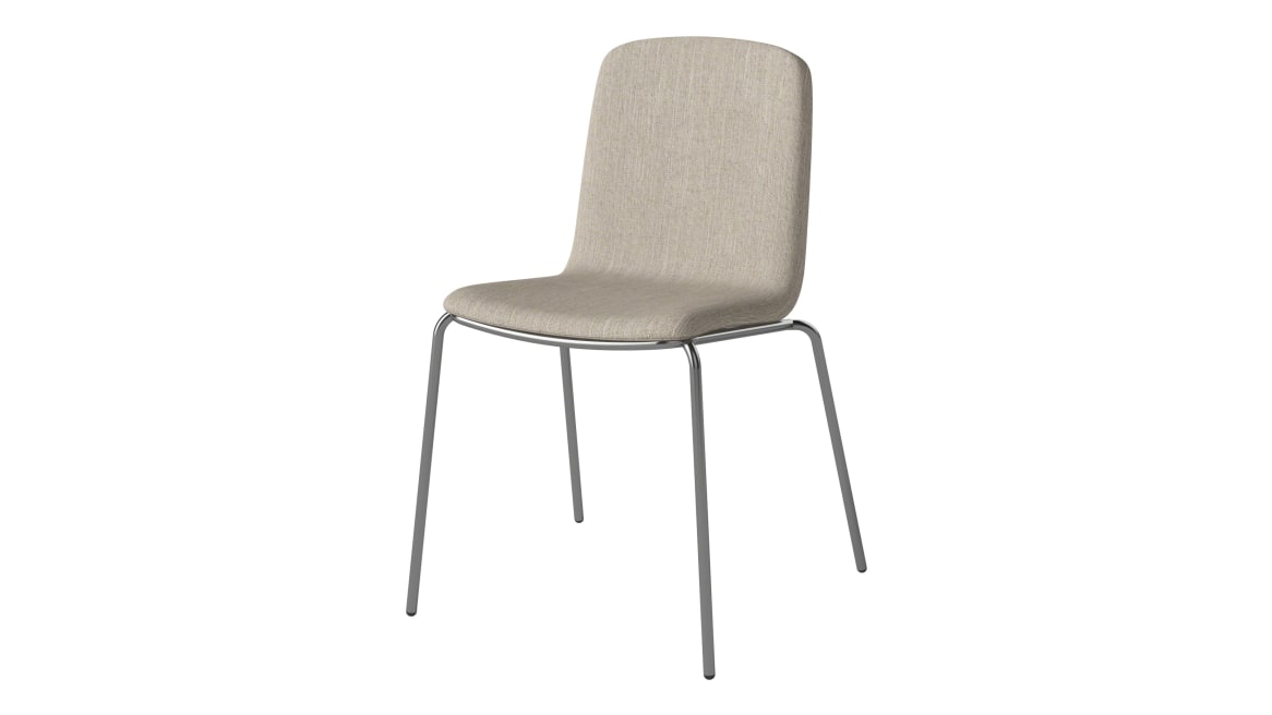 Palm upholstered dining chair - Stackable