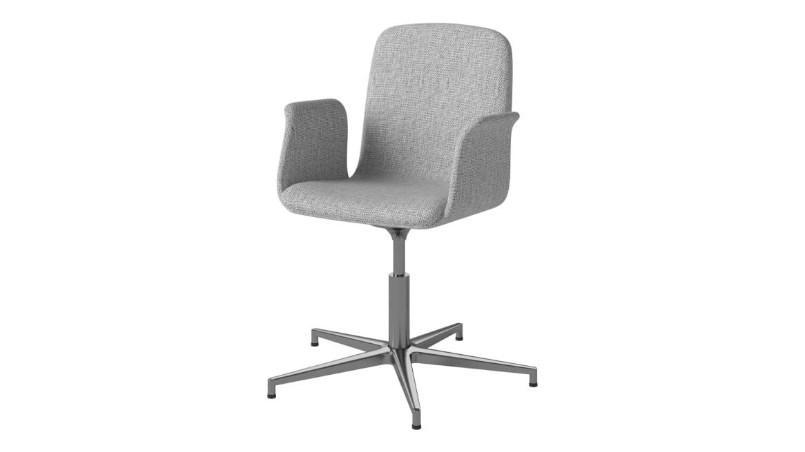 Palm Chair with upholstered seat and armrests