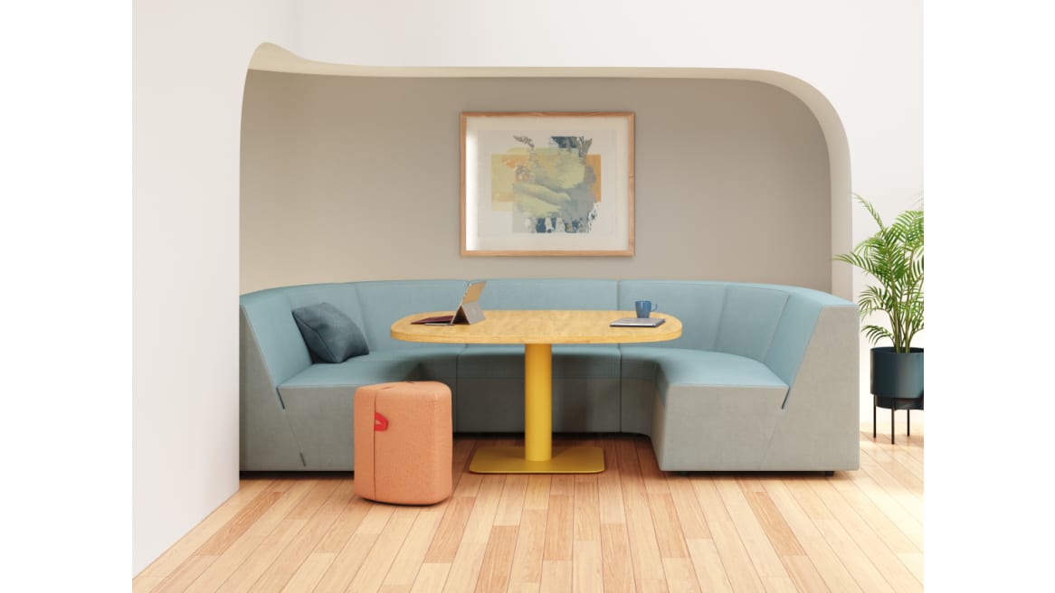 Simple Table: Lounge-Height Soft Square