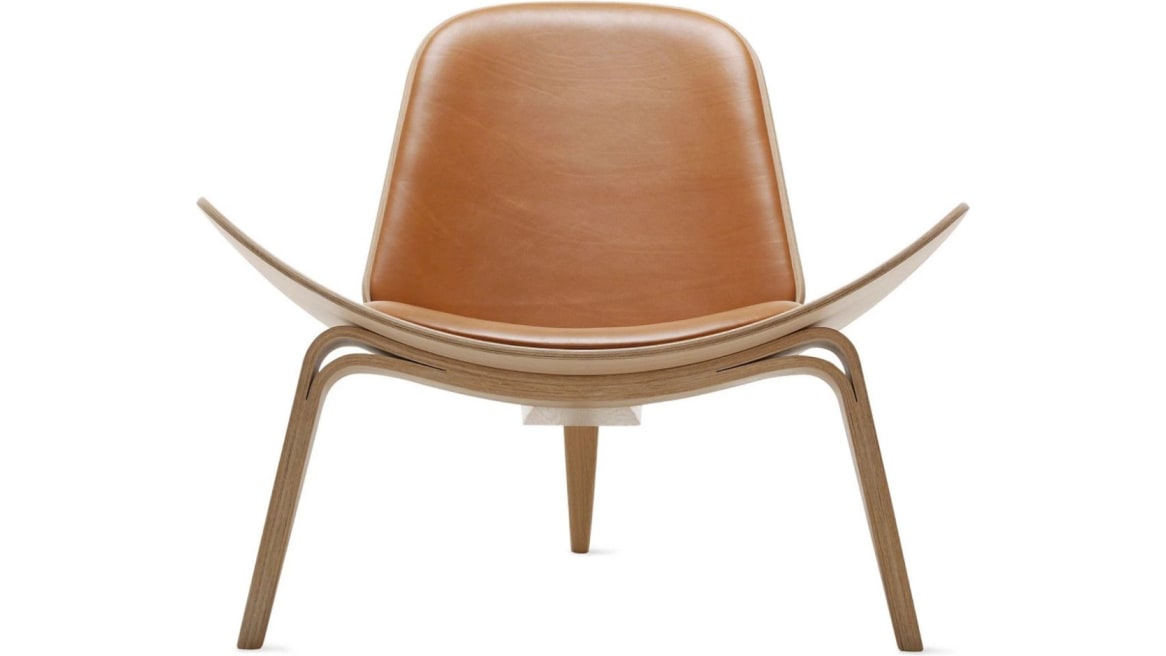 Carl Hansen Shell Lounge Chair CH07, Oak