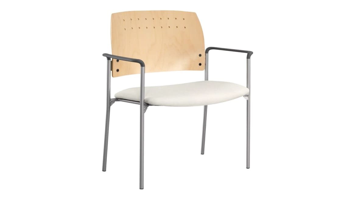 Sorrel Bariatric Stacking Chair, wood back