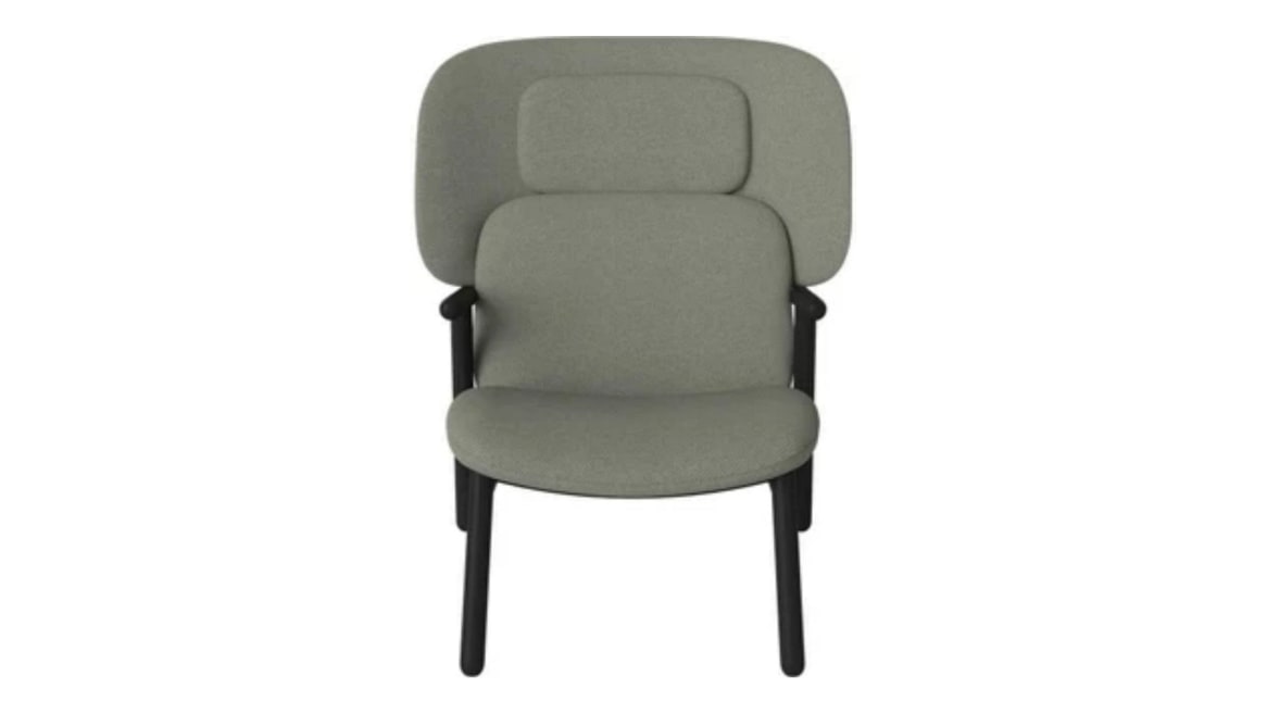Cosh armchair with high back
