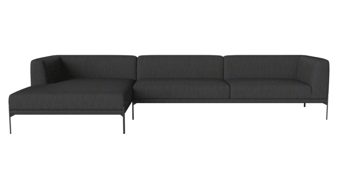 Caisa 4-seater with chaise longue left
