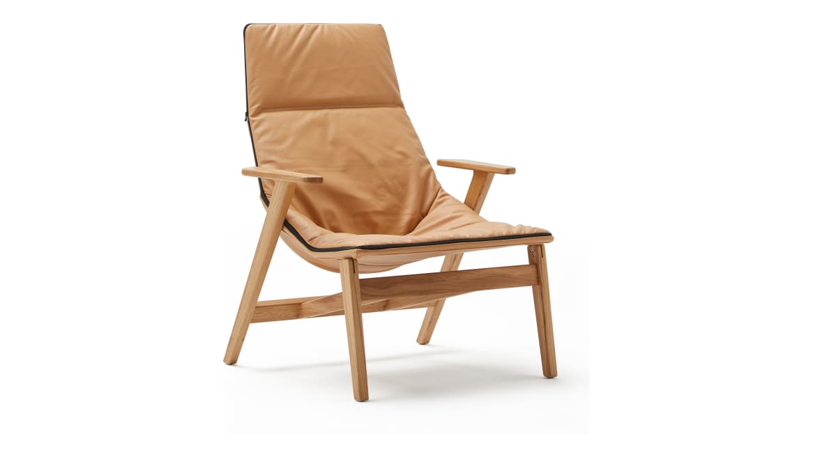 Ace Wood Base Lounge Chair