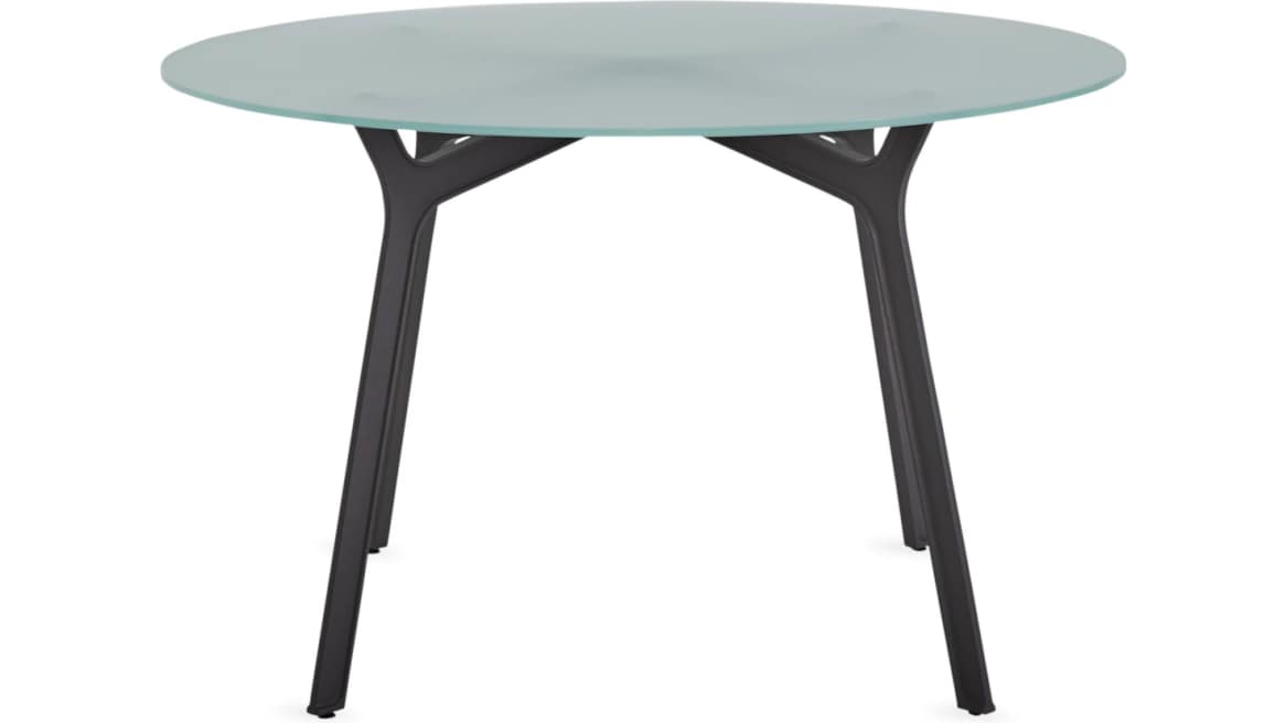 MoreThanFive Square Glass Table