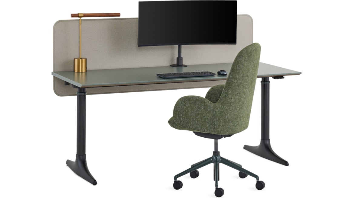 Sutton Height-Adjustable Desk Standard Height
