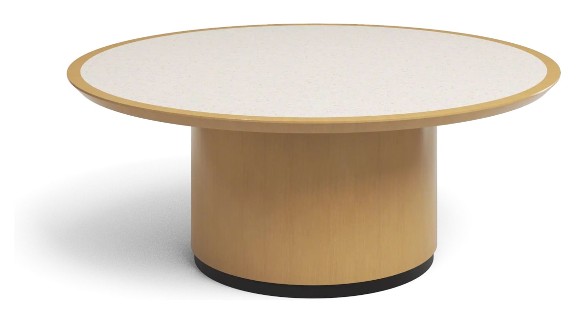 Convene Round Veneer Top Round Base Conference Table