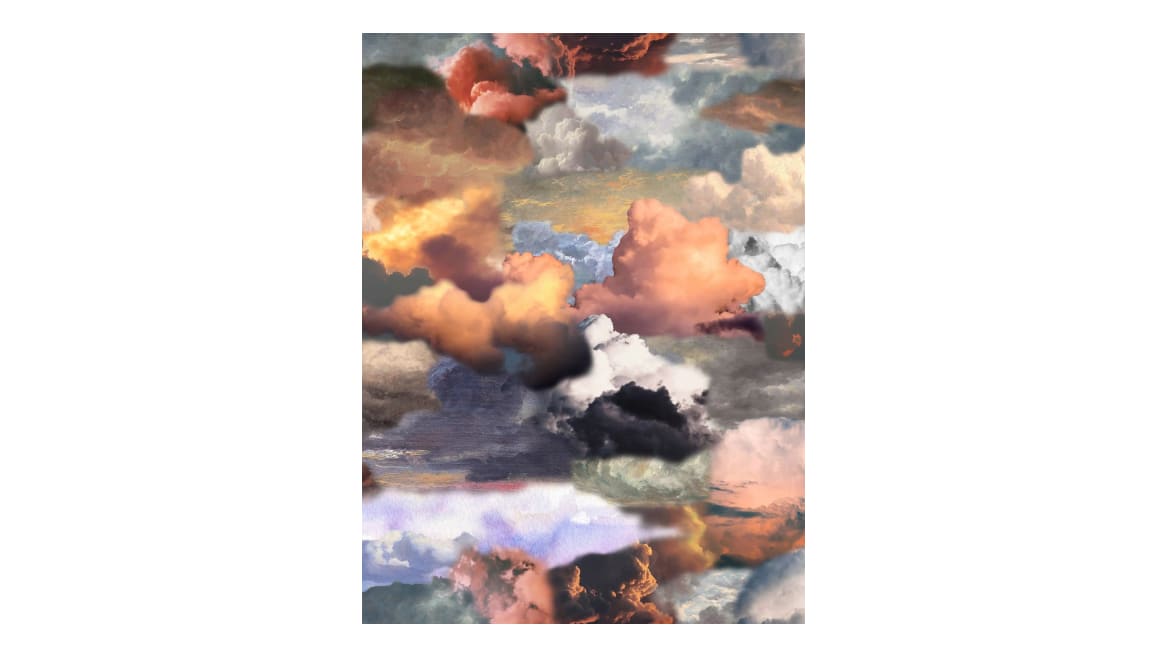 Walking on Clouds Dusk - Portrait