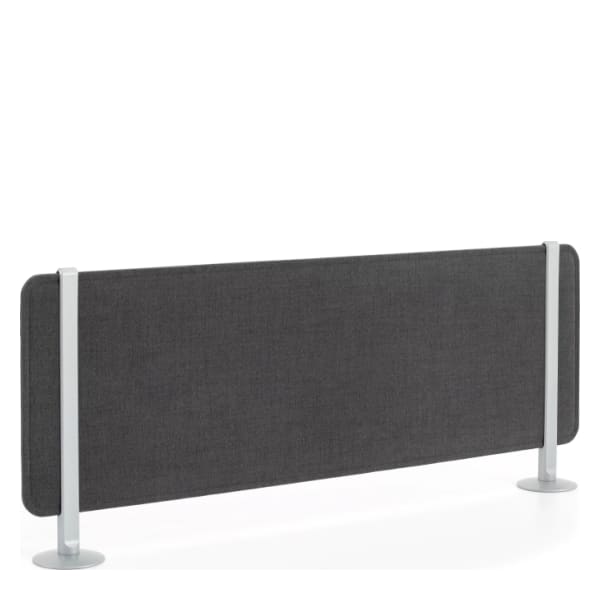 Universal Privacy Desk Modesty Screen with Fabric Surface