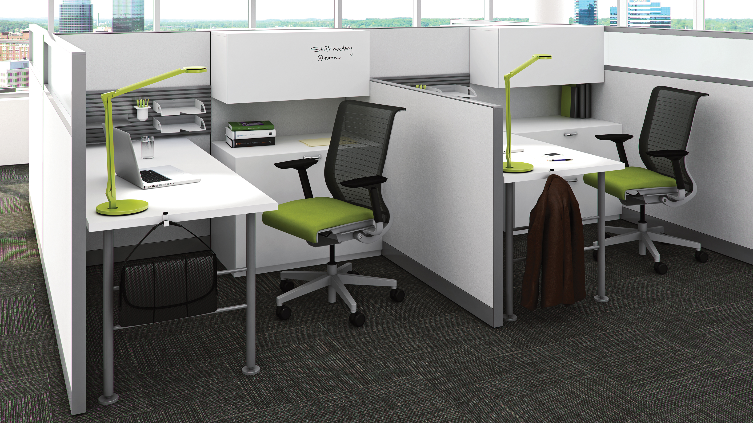 Kick Multi-Functional Desk & Cubicle Workstation | Steelcase