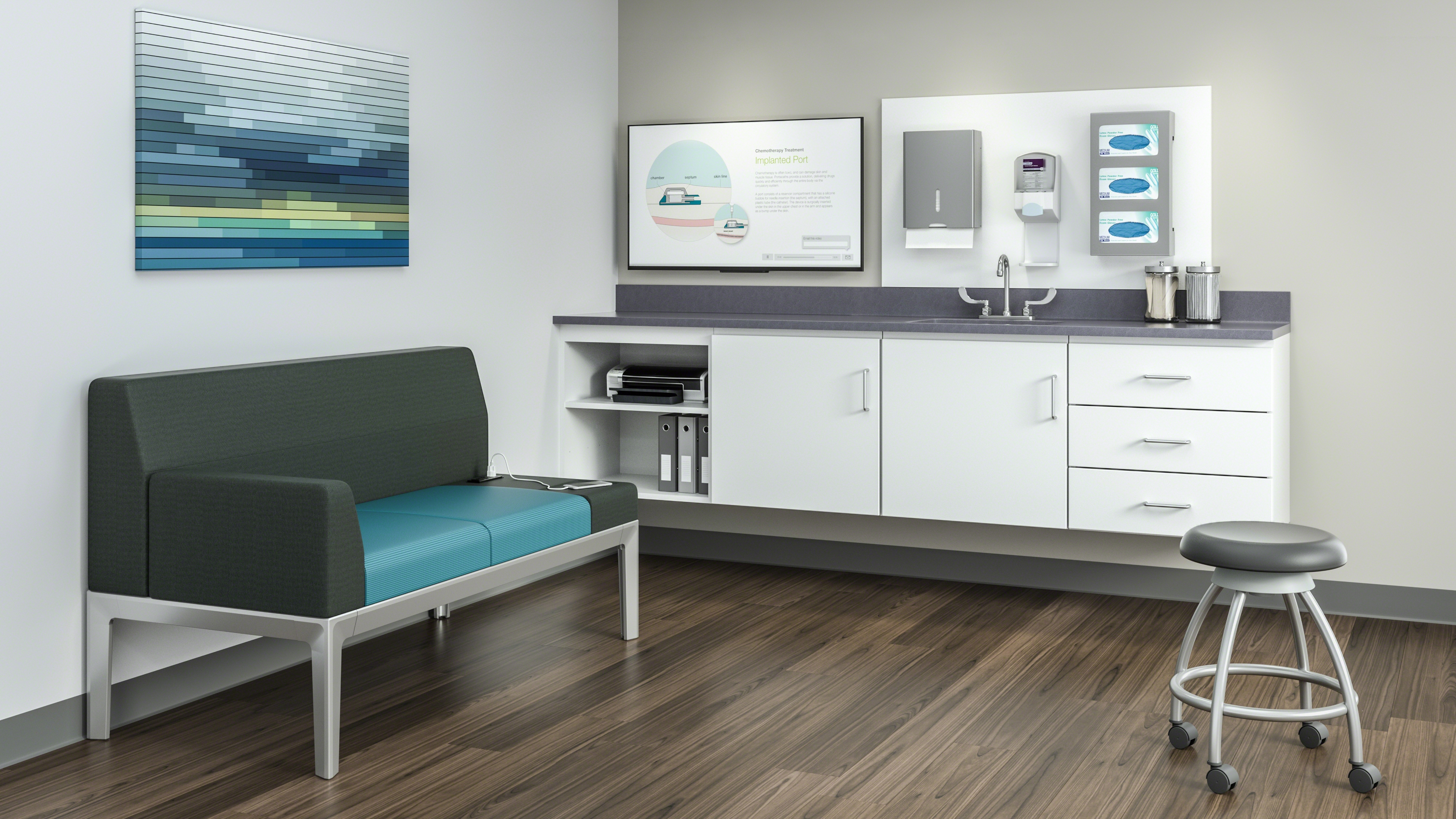 Exam room online stools