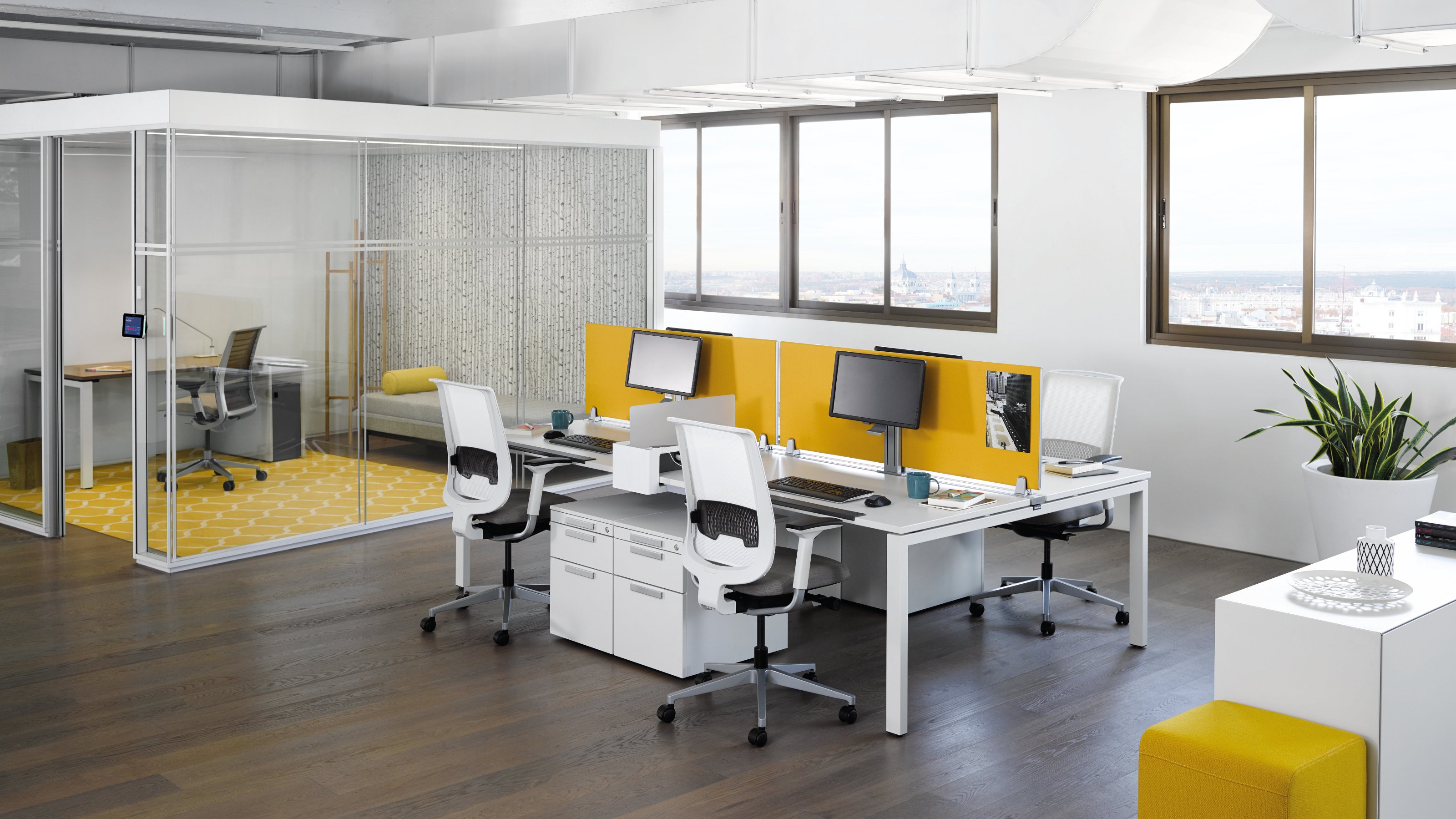 Групповые помещения. Steelcase перегородки. Flex 1600х800 мм (Steelcase. Концепция офисного пространства. Офисное пространство фотоклипарт.