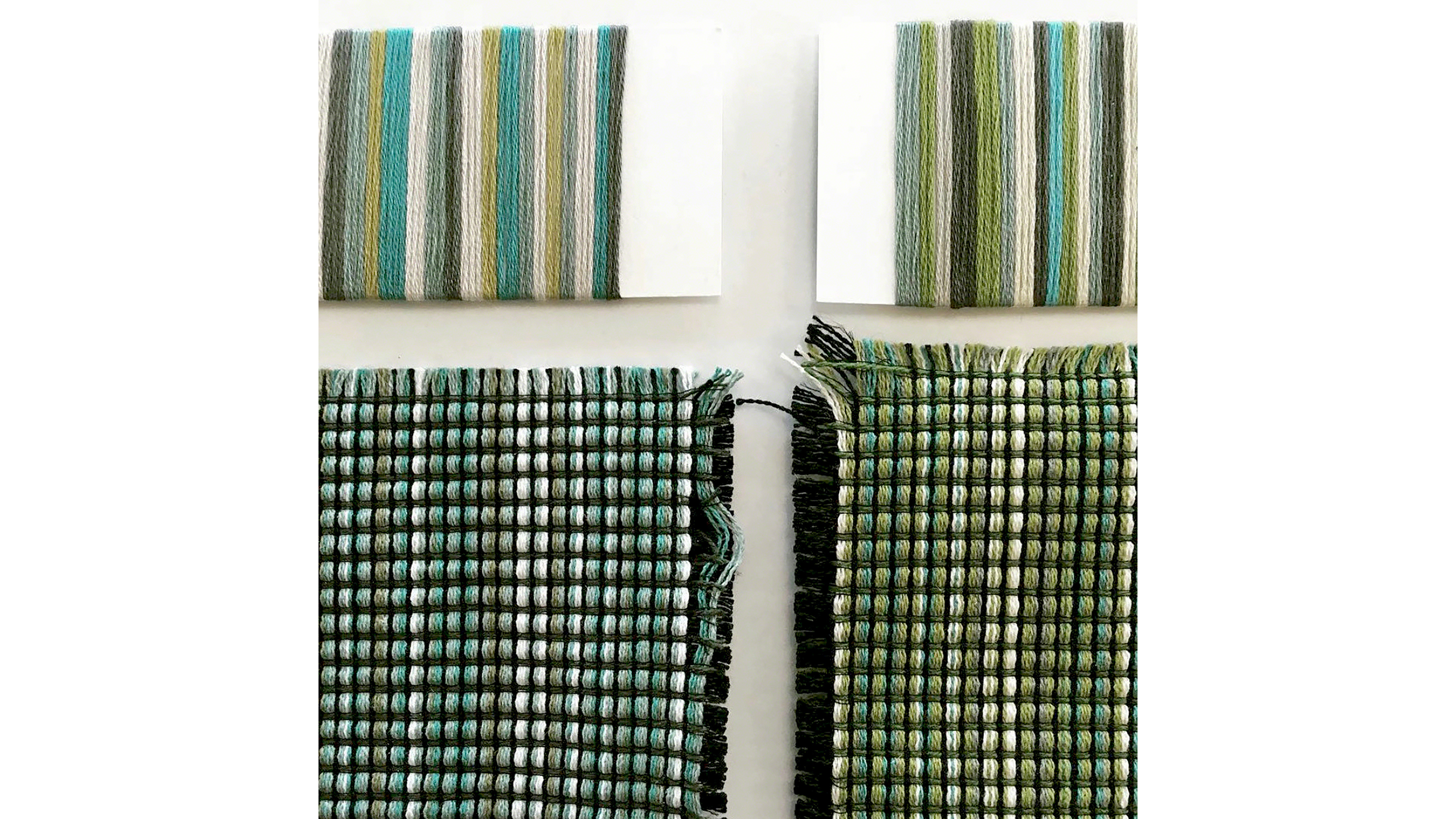 detail shot of thread and final woven material