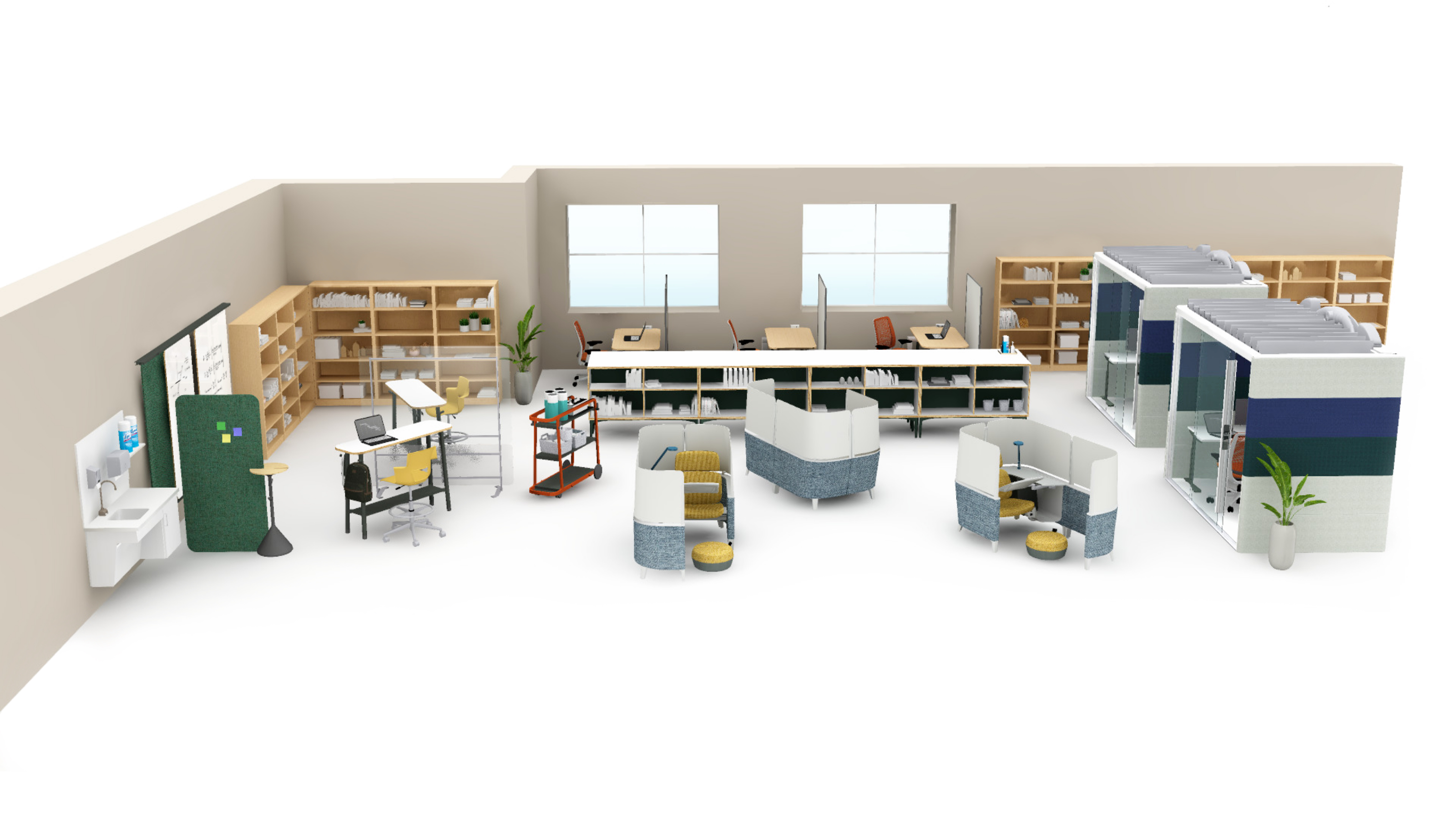 Post-COVID Learning Common Area Design | Steelcase