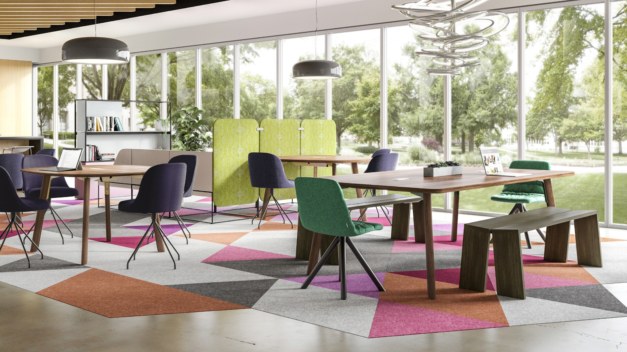 Verlay Rectangle, Square & Round Conference Trestle Tables | Steelcase
