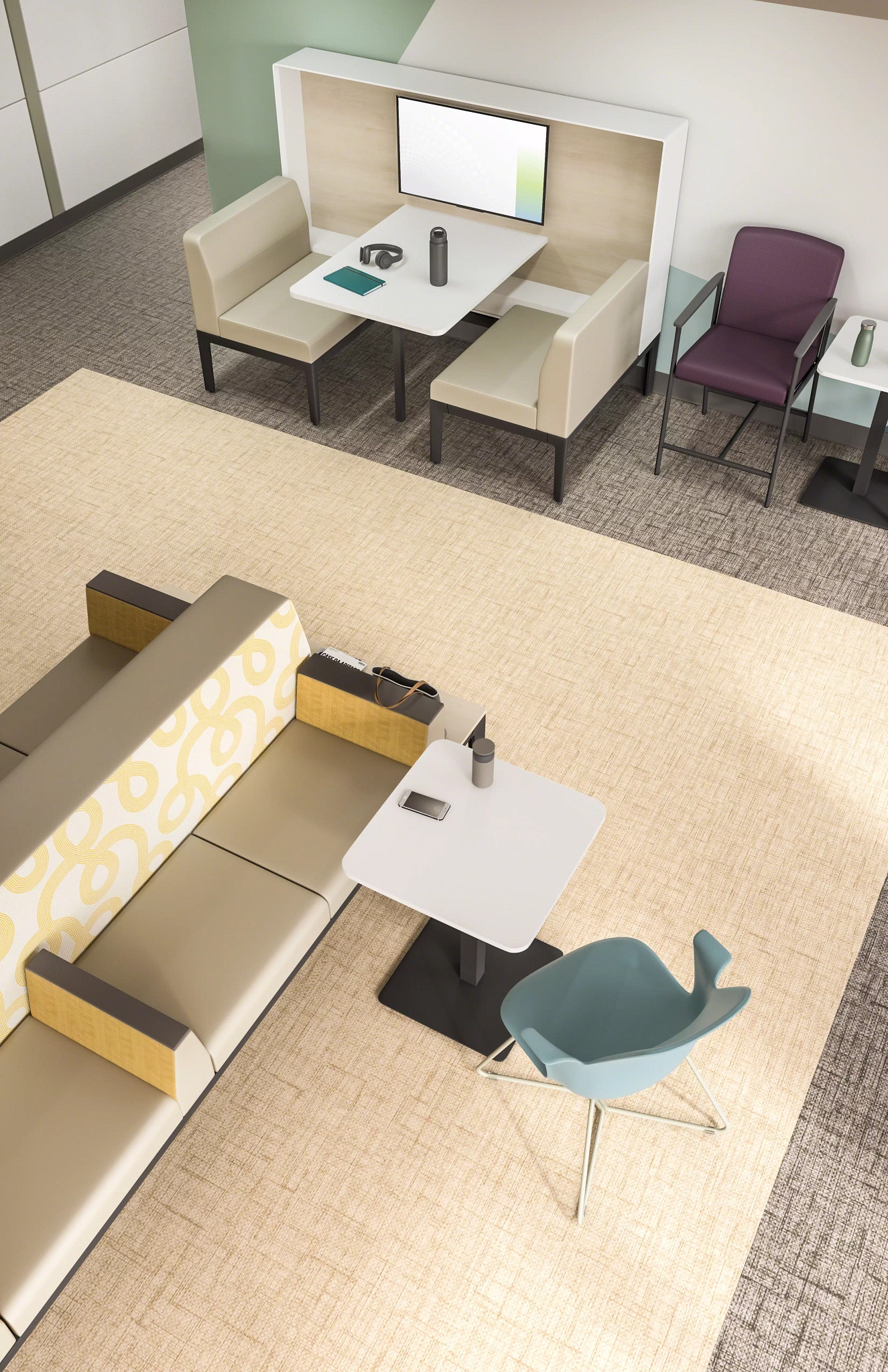 MultiPurpose Waiting Space Steelcase