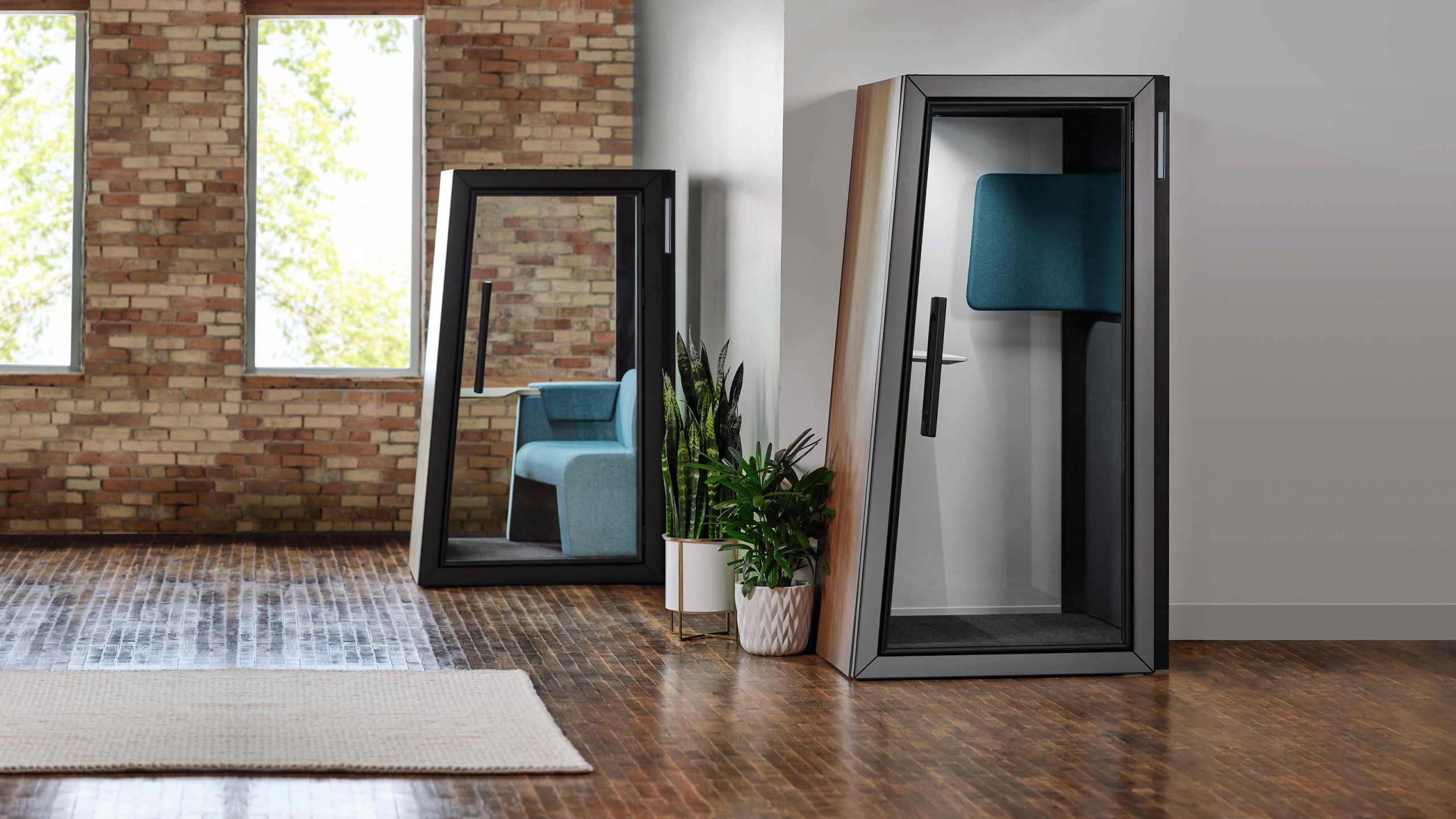 On the QT Modular Office Phone Booth & Pods Steelcase