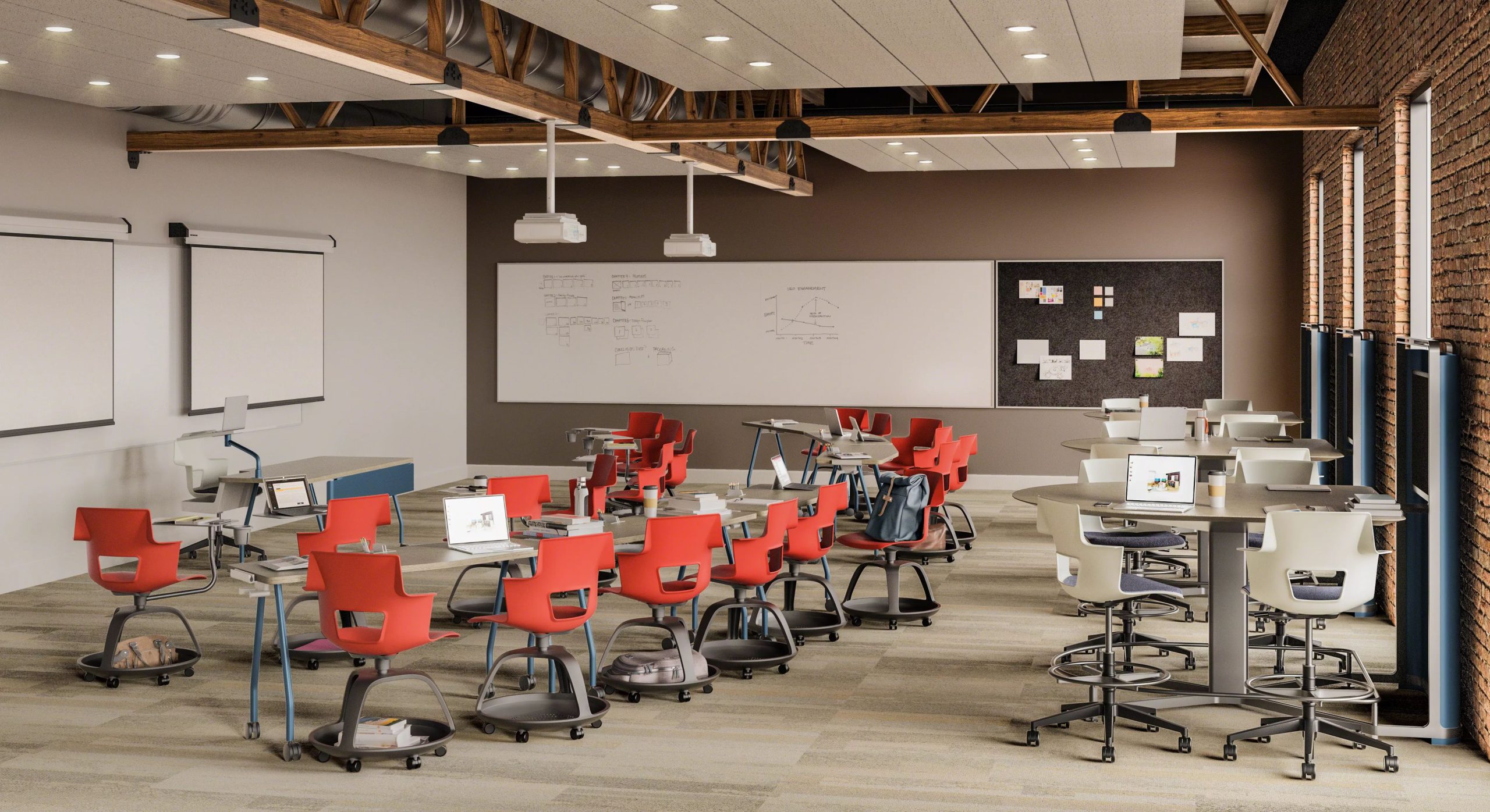 media:scape Multimedia Conference Table with Media Hub | Steelcase