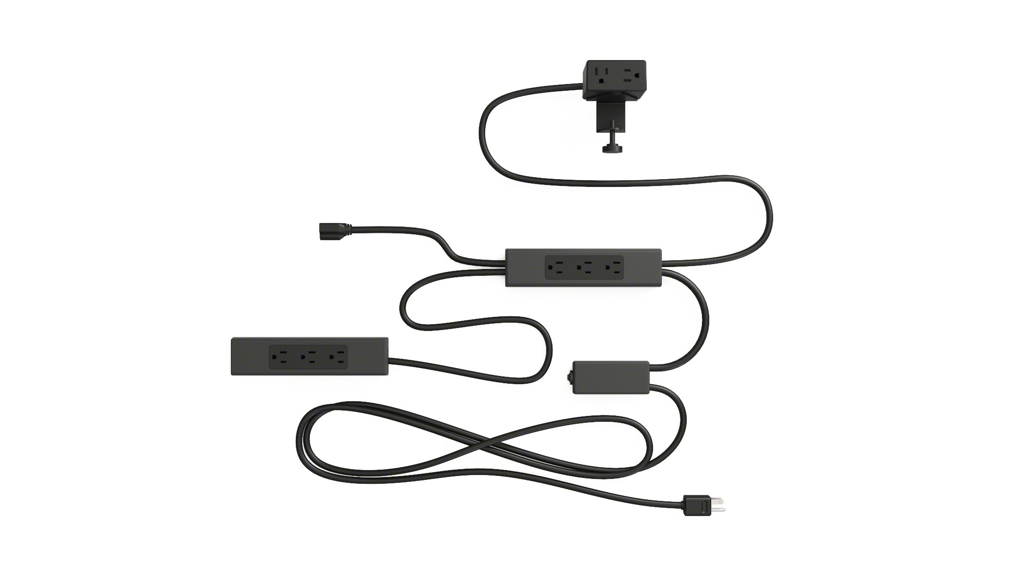 Powerstrip Intro Desktop Power Hub & USB Ports Steelcase