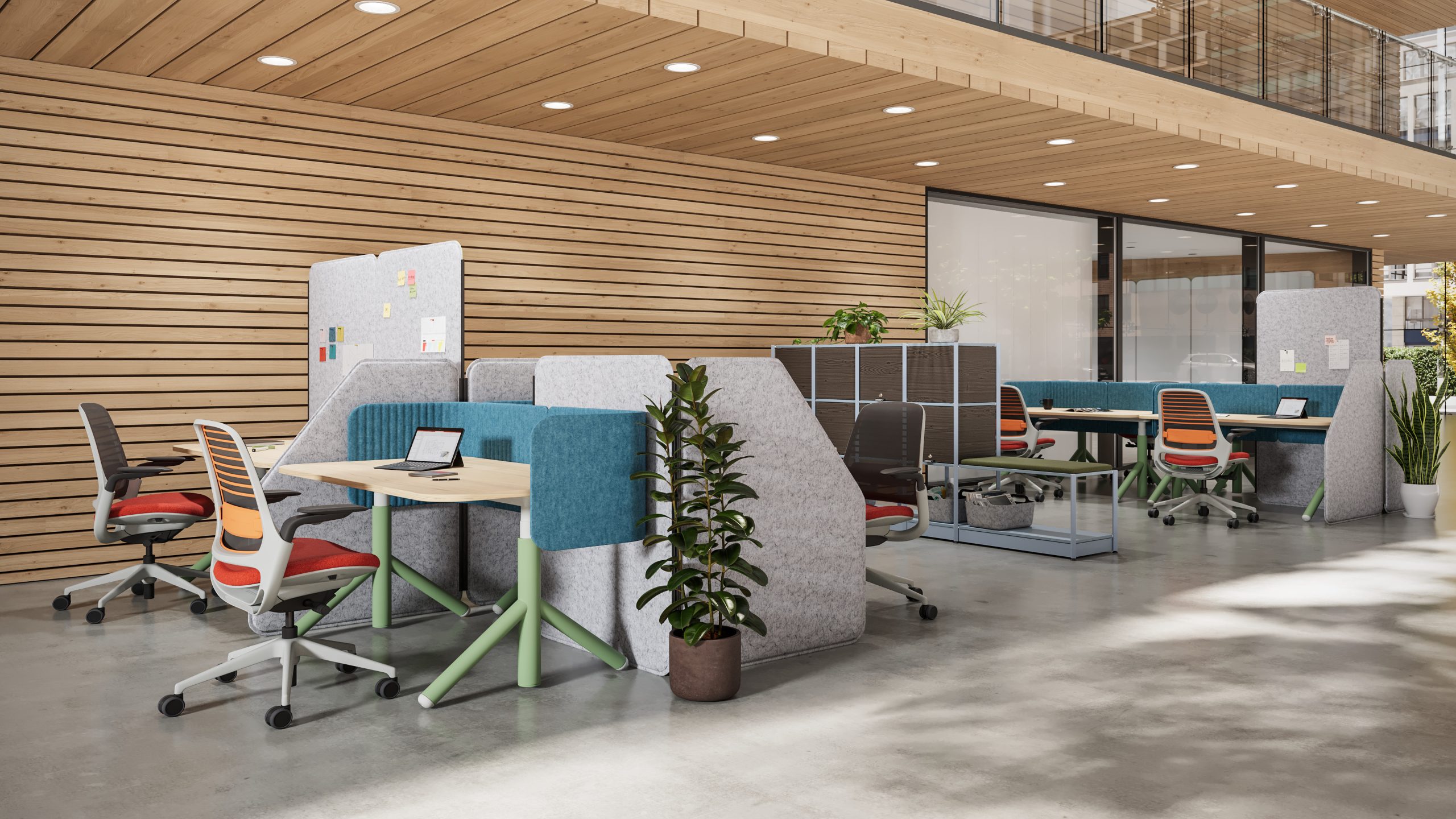 Steelcase Flex Standing Height & Rolling Tables Steelcase