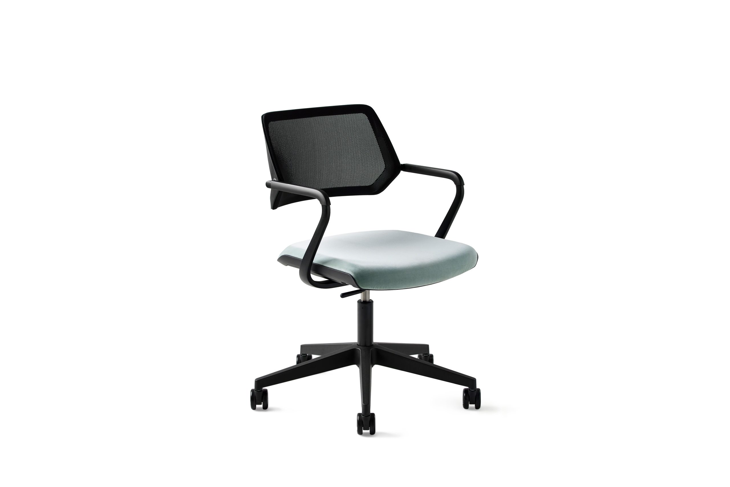 Steelcase Qivi Used Mesh Conference Chair Gray National 45 Off